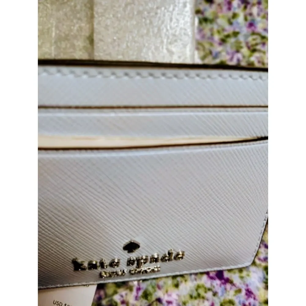 Kate Spade Card Holder Light Blue NWT